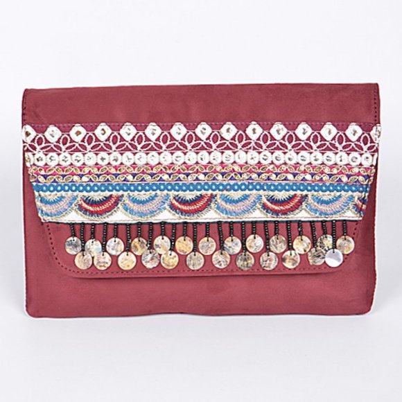 Boho Colorful Clutch - Picture 1 of 2